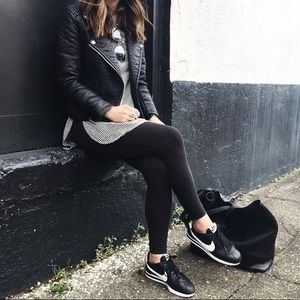 NikePro💕Black Running Tights Leggings Mesh s